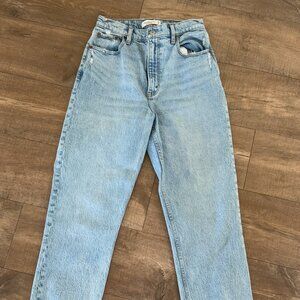 Abercrombie & Fitch Light Blue High Rise Curve Love Jeans